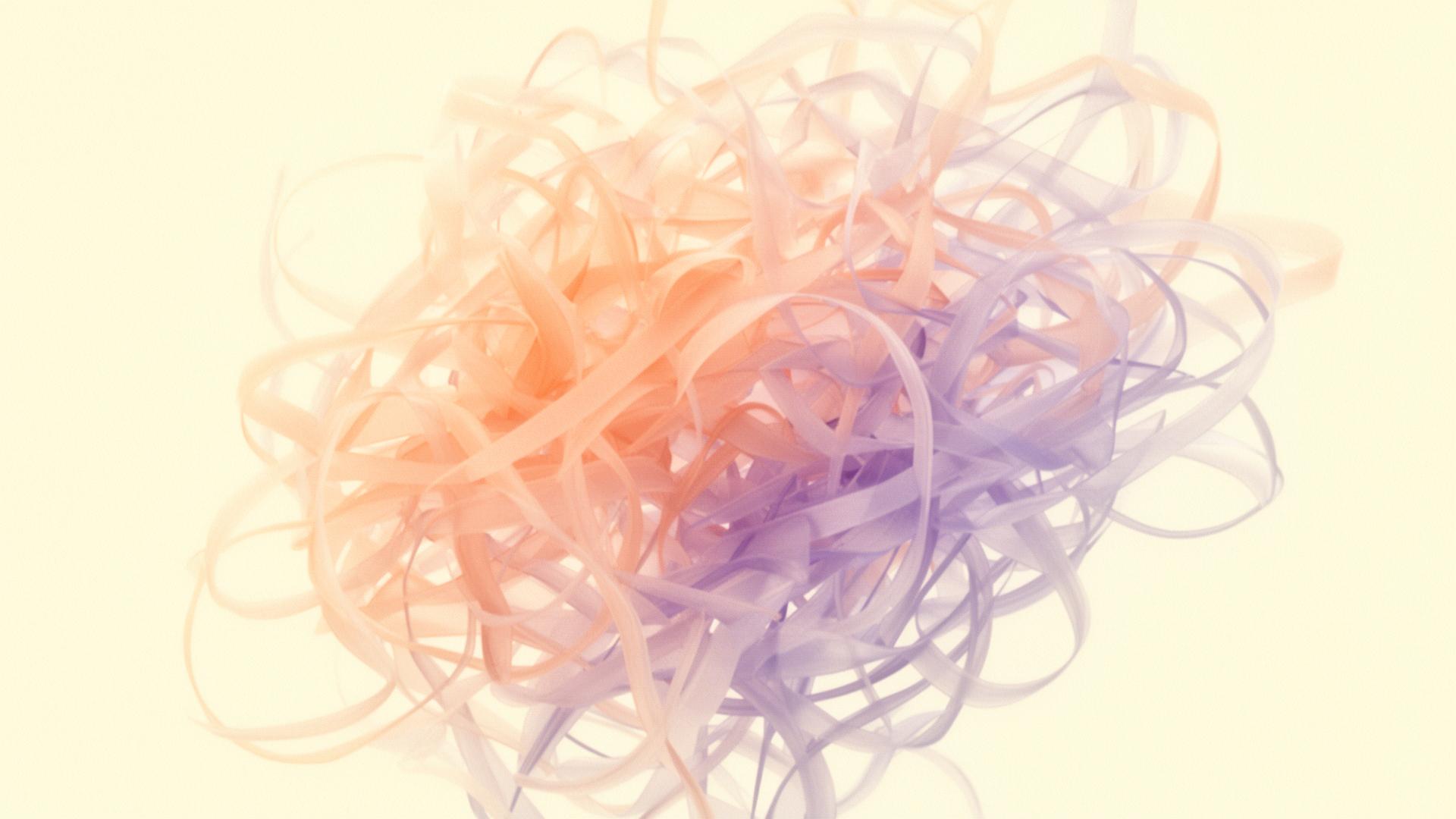 Tangled ribbons representing scope creep